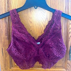 purple bralette